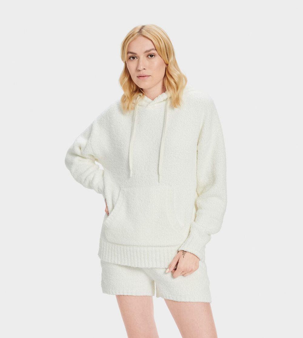 Ugg Asala - Womens Hoodie - White - NZ (3756MGFER)